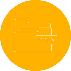 Files icon single vector illustration