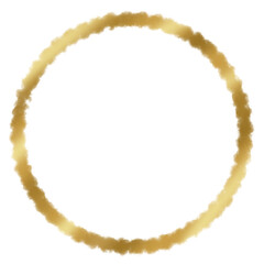 Golden Circle, golden border, golden wedding ornament, luxurious gold circle	