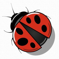 ladybug vector illustration