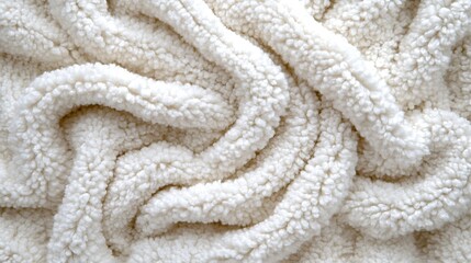 Plush Blanket Texture Closeup
