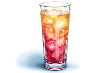 ice Glass Colored Pencil Drawing Pattern