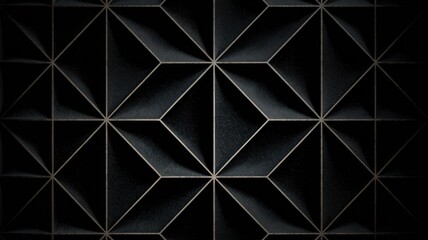 Fototapeta premium Dark Geometric Pattern with Textured Surfaces and Silver Lines C