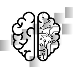 This is a design with gradient  shapes 