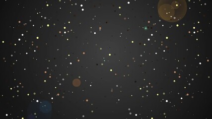 Video animation. Class of 2025 motion design template in black and gold colors. Congratulations graduates 2025 video animation with academic hat for high school or college graduation