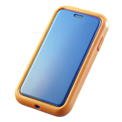 smartphone plastic 3d icons in cartoon plastic style minimal isolated on transparent white background, clipping path