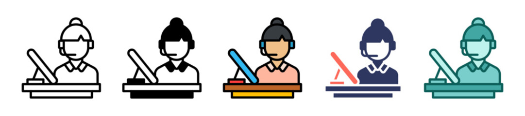 Information Desk multiple icon