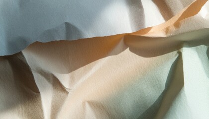 Delicate action of light pastel cardboard texture studio setting abstract content soft lighting environment artistic viewpoint