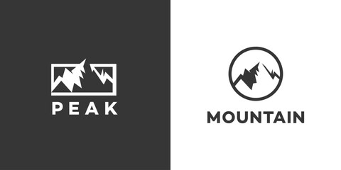 Mountain Peak Logo Designs Minimalist, Modern, and Bold