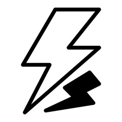 Lightning Bolt Icon Representation