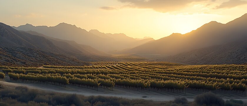 Orchard Valley Sunset
