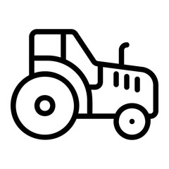 tractor line icon © Febri