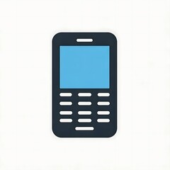  Vector icon of a mobile phone.