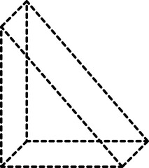 Dashed line geometric