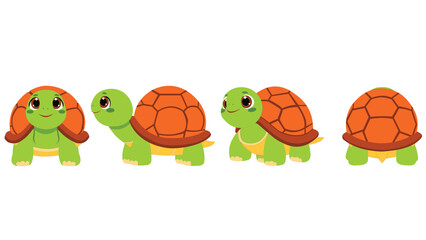 tortoise turna round  for animation 