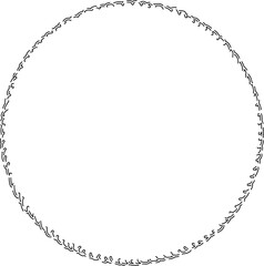 Naklejka premium Circle frame