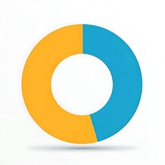  Vector pie chart infographic.
