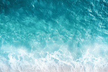 Vivid ocean waves crashing on the shore, showcasing the beauty of nature's water.