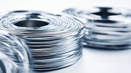 Rolled metal wire coils