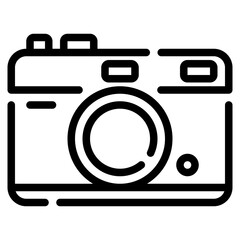 Digital Camera Line Icon