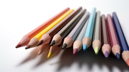 Assorted colored pencils