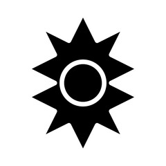 Supernova Explosion Glyph icons
