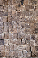 Decoration wooden blocks - paneling pattern - seamless background - Interior Design wall - Fine natural texture - Continuous replication