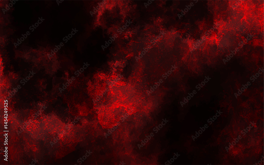 Poster abstract watercolor red grunge background painting with beautiful stylist modern texture. distressed