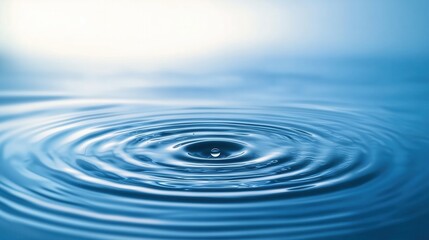 Water droplet ripples