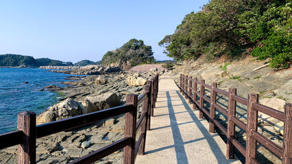 Fototapeta premium 日本本土最西端 神崎鼻公園の風景