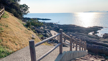 Obraz premium 日本本土最西端 神崎鼻公園の風景