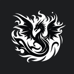 A dragons, shadows in the night,
Gliding through the moon with wings of quiet might.8