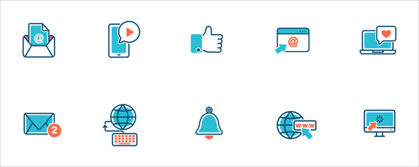 Internet Icon Set