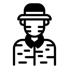 Icon Farmer with Hat
