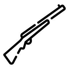 Simple Outline of a Rifle