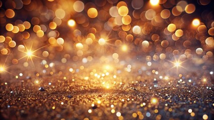 Luxurious evening atmosphere with abstract glitters background and sparkling lights that create a sense of sophistication and refinement , glitter, night