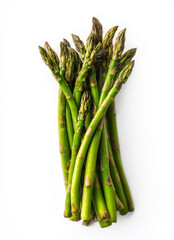 asparagus on white background