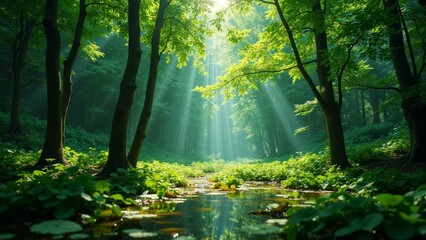 Fototapeta premium Microscopic Plant Images of Forests