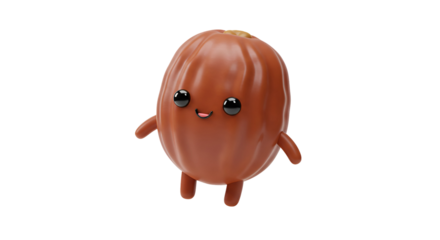 Cartoon Fruit Character Cute Animated Food Figure