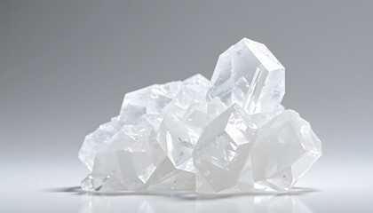 Crystal meth isolated with white highlights, png. White tone