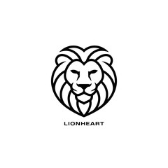 Obraz premium Lion line art vector 