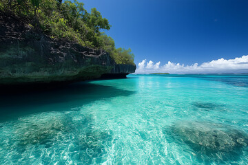 Fototapeta premium Geyser lakes in mountain national parks.