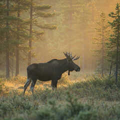 deer in the woods