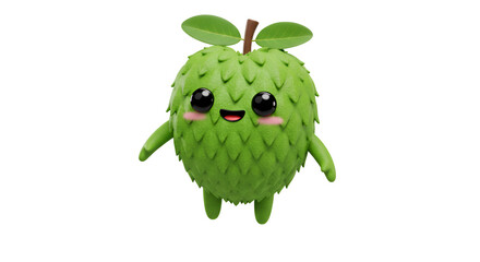 Cute Cherimoya Fruit Character