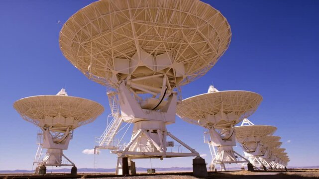 Very Large array radio telescope in New Mexico, USA 