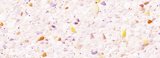 Colorful terrazzo pattern abstract background vector illustration. Multicolored terrazzo with tiny colorful marble patterns. Abstract design with colorful terrazzo flooring texture background.