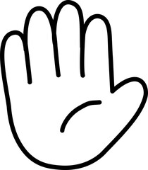 Obraz premium Hand Drawn Hello Emoji Clipart