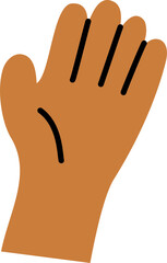 Obraz premium Cute Hand Drawn Hi Emoji Vector