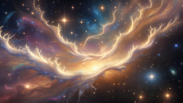 A shimmering, iridescent tear in the fabric of reality, its edges glowing with an ethereal luminescence as the very essence of existence unravels, revealing a kaleidoscope of stars, galaxies, and nebu