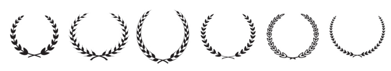 Laurel icon design element suitable for websites, print design or app