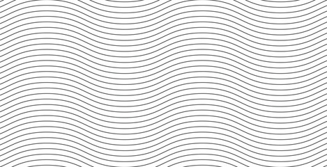 Abstract Wavy Smooth Lines Pattern